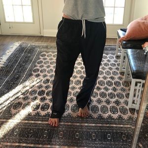 Nike athletic zip up pants